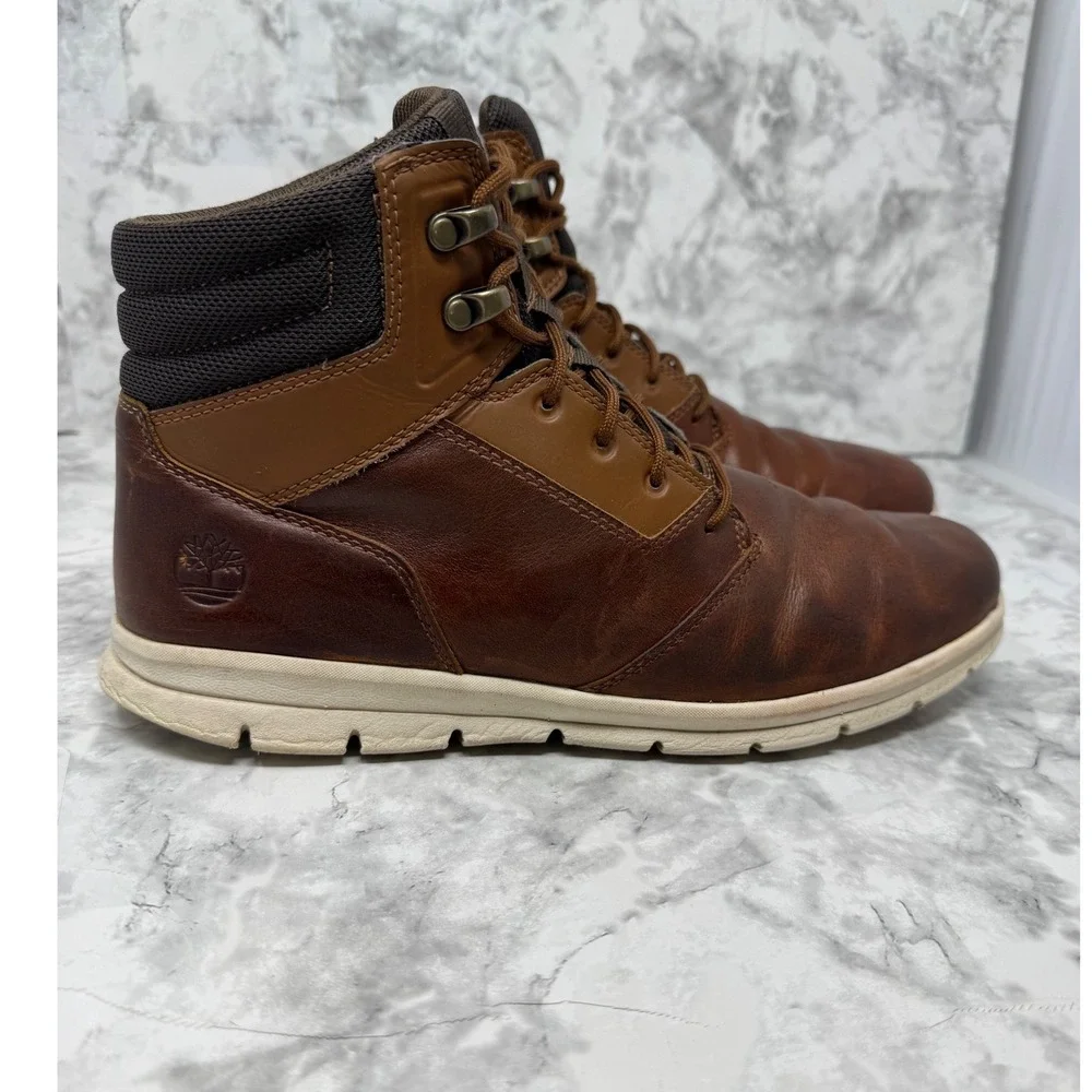Timberland Killington 🎱Men's Chukka Sneaker Boots Brown Leather SensorFlex‎